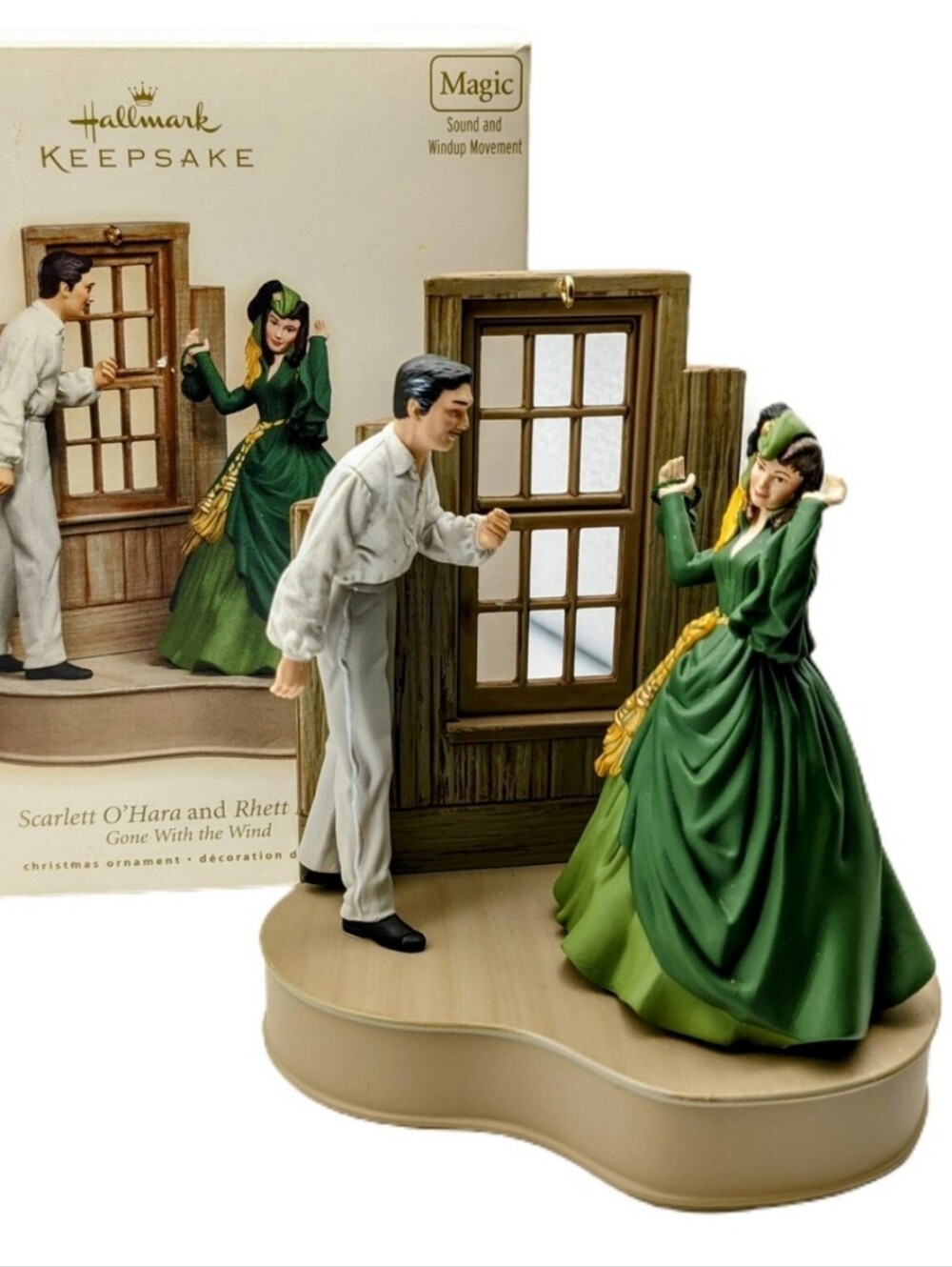Hallmark Keepsake Scarlett & Rhett Gone With The Wind Christmas Ornament